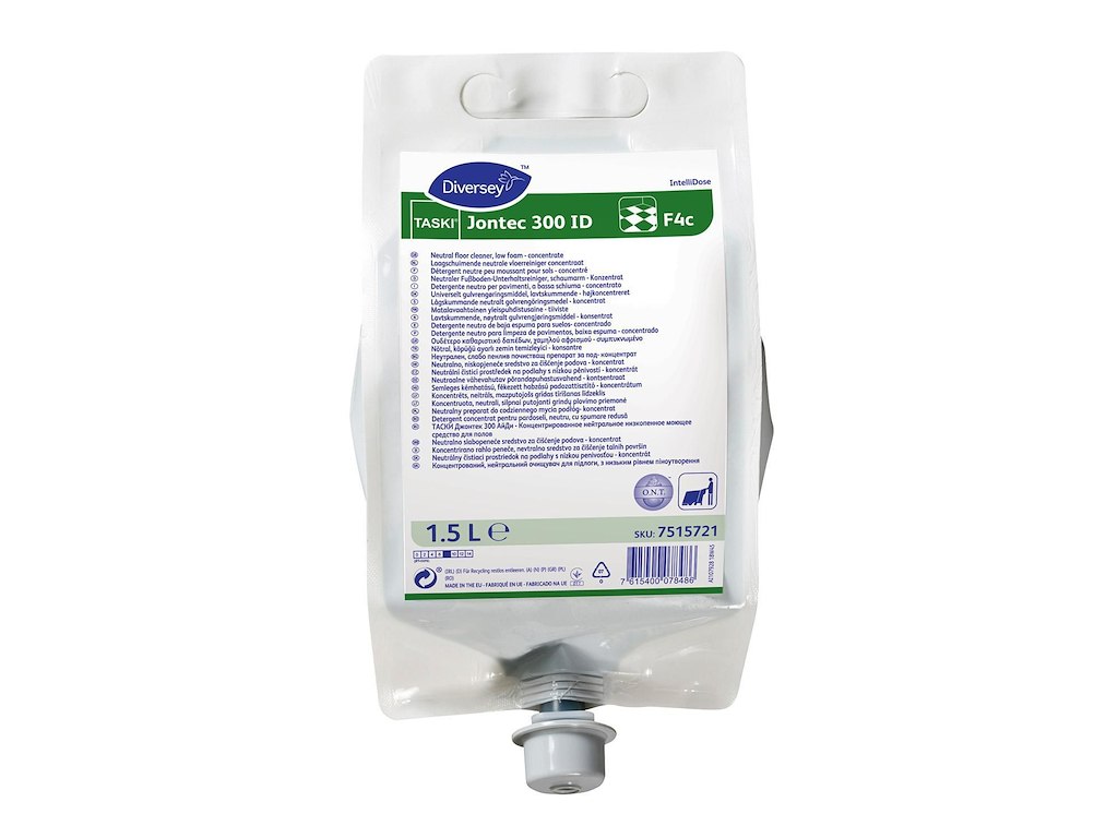 Universalrengøring Gulv Taski Jontec 300 ID 1.5ltr m. Parfume t. sportsgulve mm.