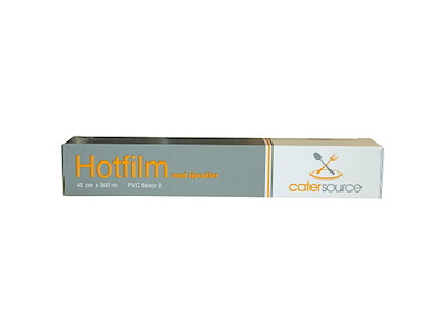 Film Catersource Uperforeret Hotfilm B44cmxL300m 7my PVC Champagne i cut-box