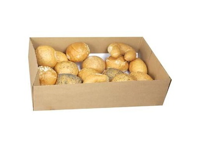 Transportæske 507x350x118mm Brun