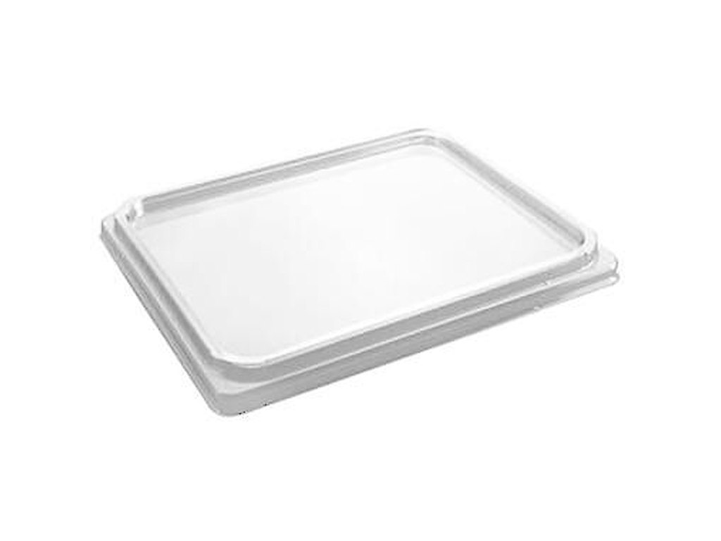 Plastlåg 1/2 GN 325x265 mm APET Klar til 1/2 GN-bakker