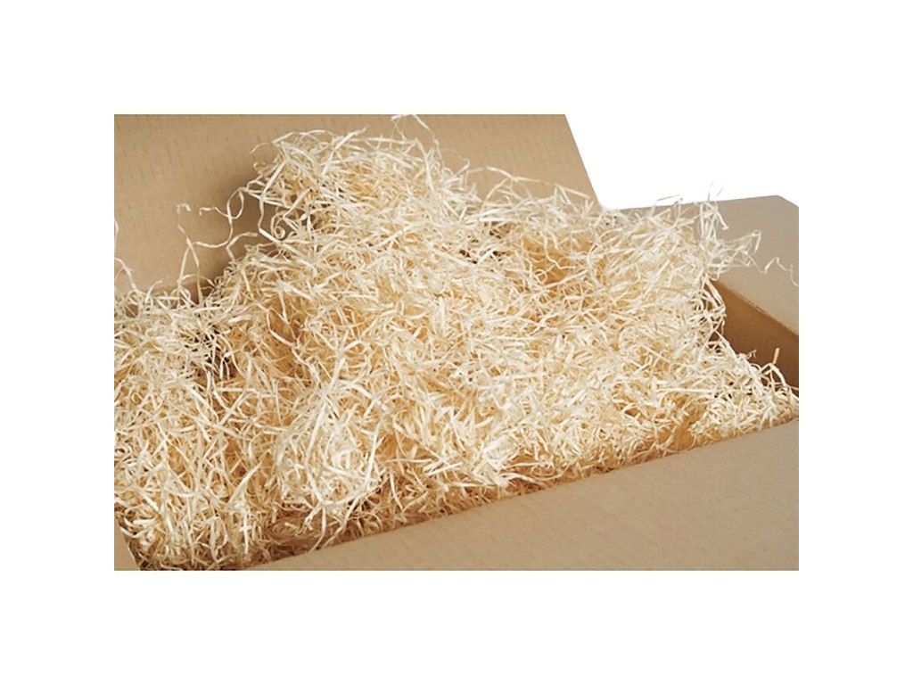 Træuld som fyld til gaveæsker 10 kg