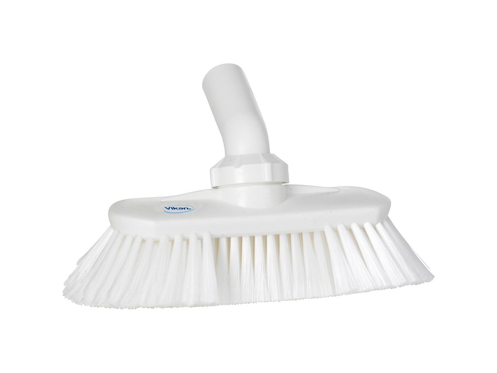 Vaskebørste 240 mm Blød med Vandgennemløb Hvid