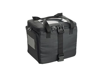 Termotaske 27.5x20x24 cm 5 portioner Sort