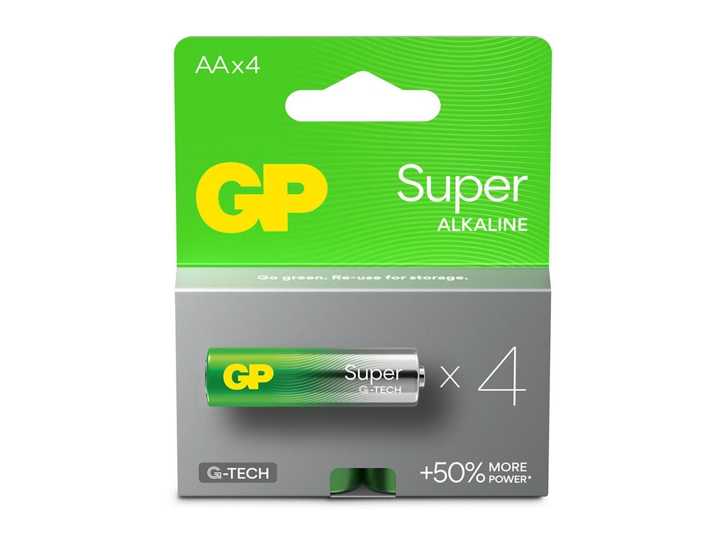 Batteri GP Super Alkaline AA 4-pak