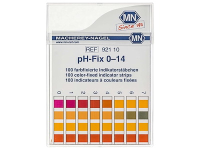 Indikatorsticks pH 0-14 til kontrol af syltevæske opvaskevand mm 100 stk