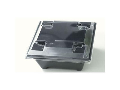 Låg Gourmet Express Dome 145x145x20 mm APET Klar