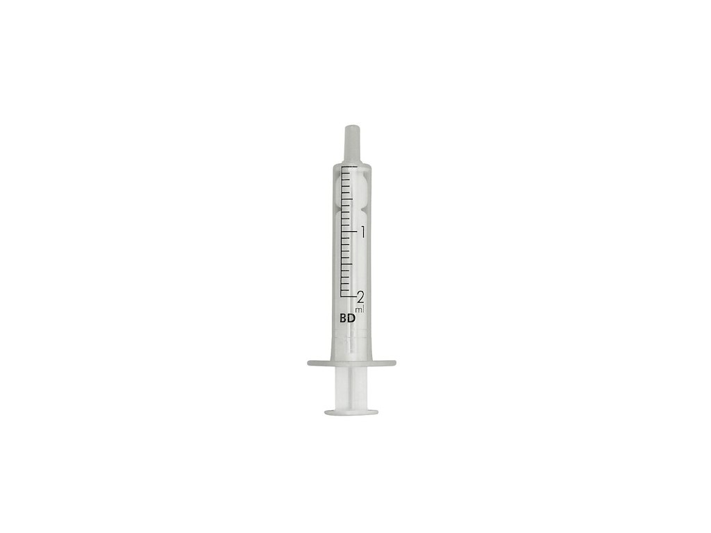 Engangssprøjte (2 ml) transparent, steril