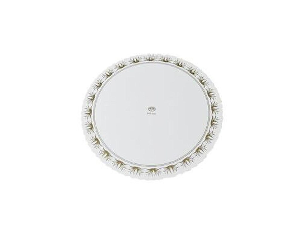 Kagepap Ø200 mm Lakeret med Guldtryk