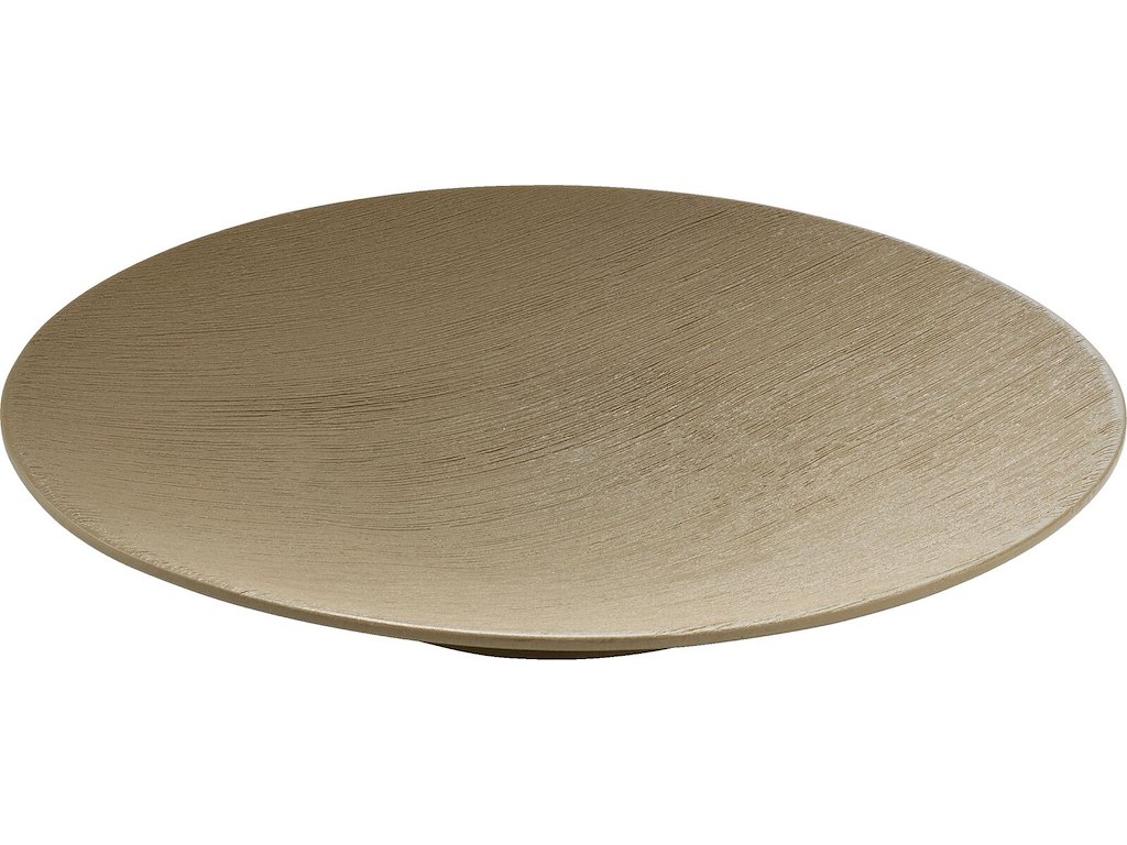 Tallerken Dyb Brush Ø22 cm Stentøj Creme