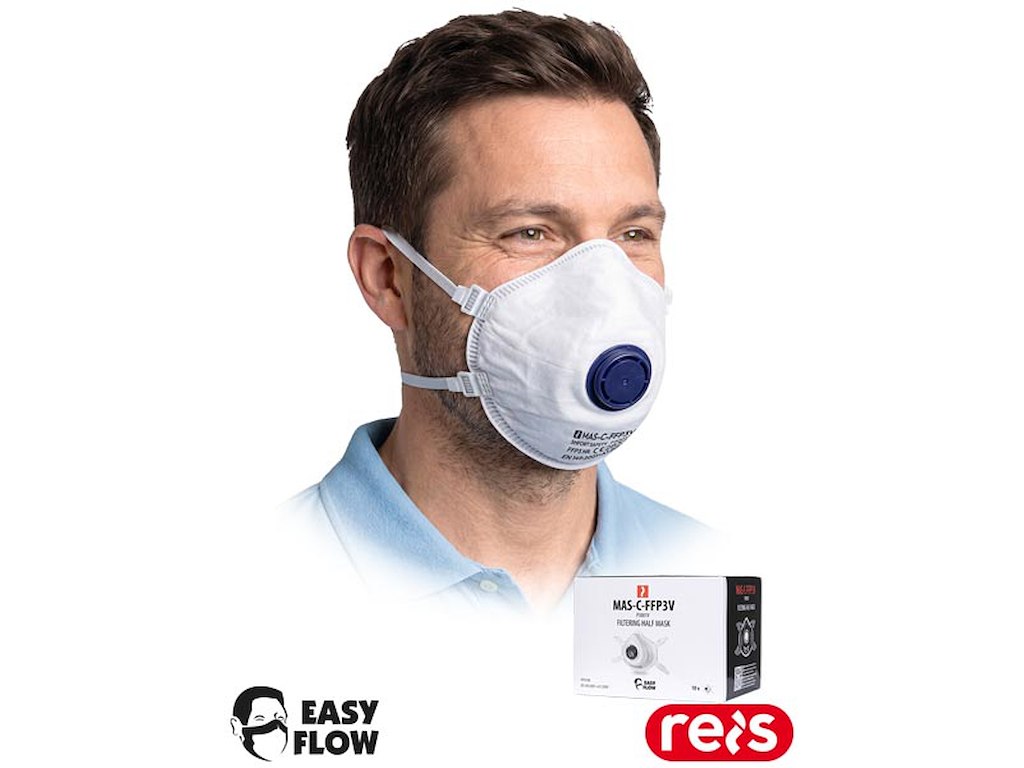 Støvmaske med ventil - RES Easy Flow