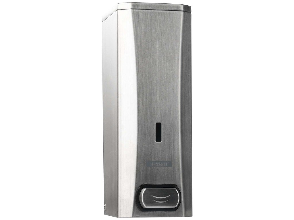 Dispenser Manuel Katrin Metal 1000ml Børstet stål Sølv til sæbe/hånddesinfektion