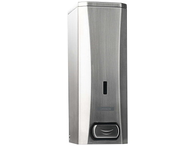 Dispenser Manuel Katrin Metal 1000ml Børstet stål Sølv til sæbe/hånddesinfektion