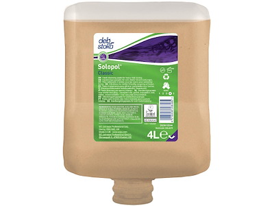 Håndrens Solopol Classic PURE Heavy Blomst t Olie/Fedt med Aloe Vera 4 ltr Brun