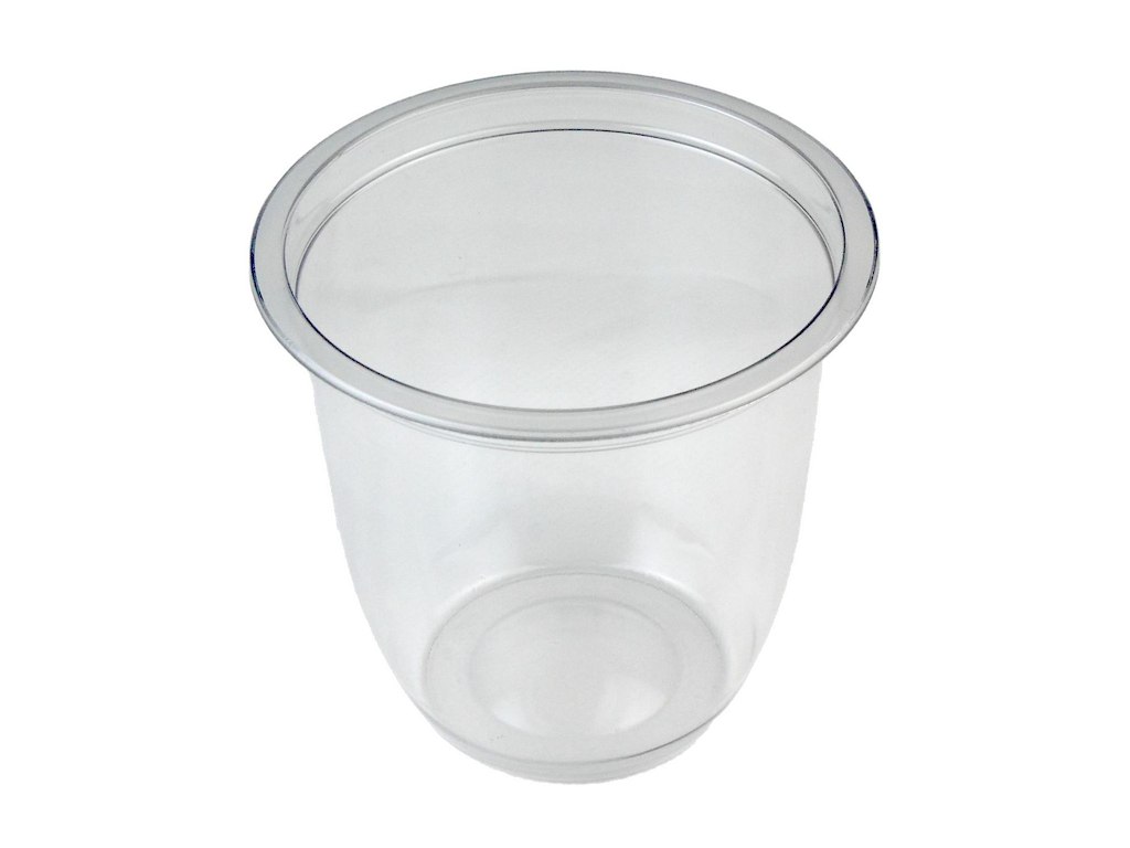 Plastbæger Rund 300ml Ø95xH53mm PET Klar