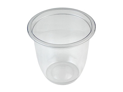 Plastbæger Rund 300ml Ø95xH53mm PET Klar