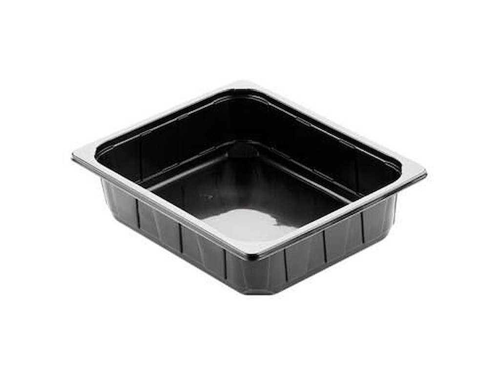 Bakke 1/2 GN 5050ml 325x265x80 mm PP Sort