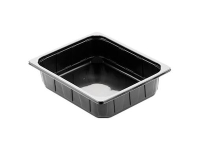 Bakke 1/2 GN 5050ml 325x265x80 mm PP Sort