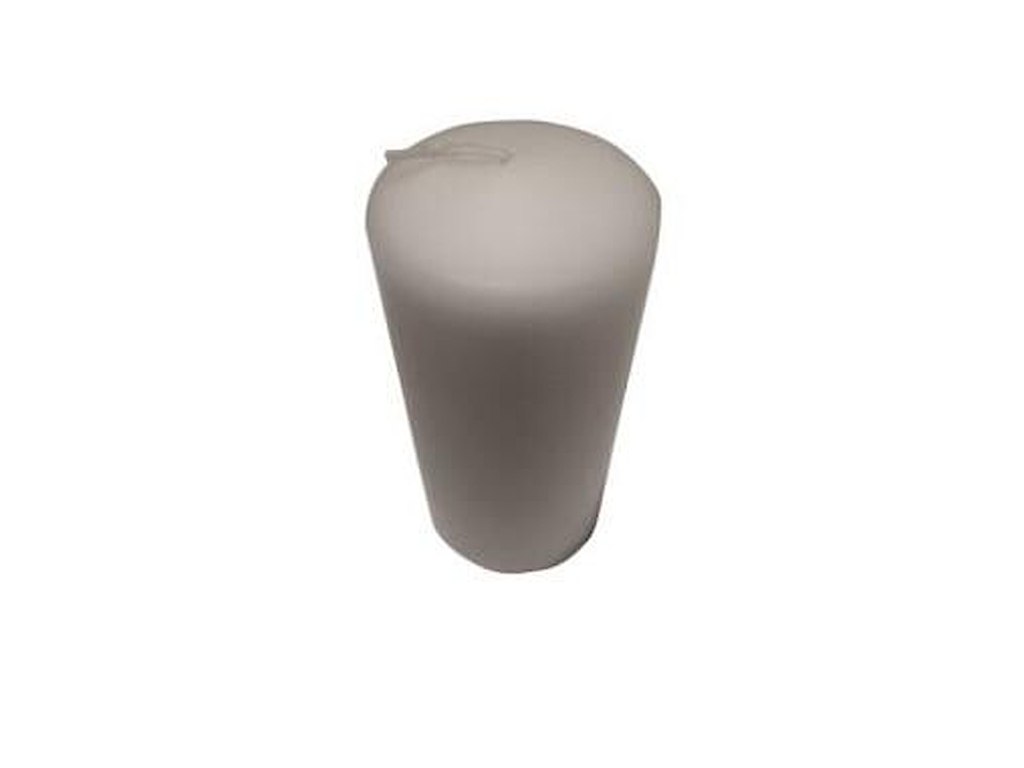 Bloklys 70x150 mm Brændetid ca. 50 timer Hvid