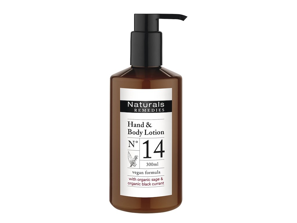 Hudcreme Naturals Remedies Nr. 14 Hand & Body Lotion 300ml m Parf Cannes pumpe