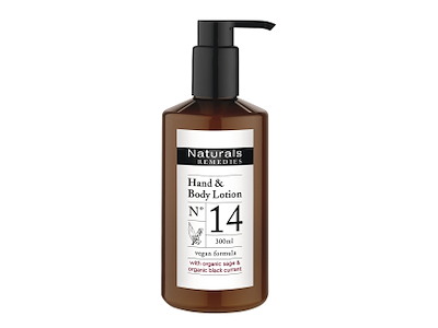 Hudcreme Naturals Remedies Nr. 14 Hand & Body Lotion 300ml m Parf Cannes pumpe