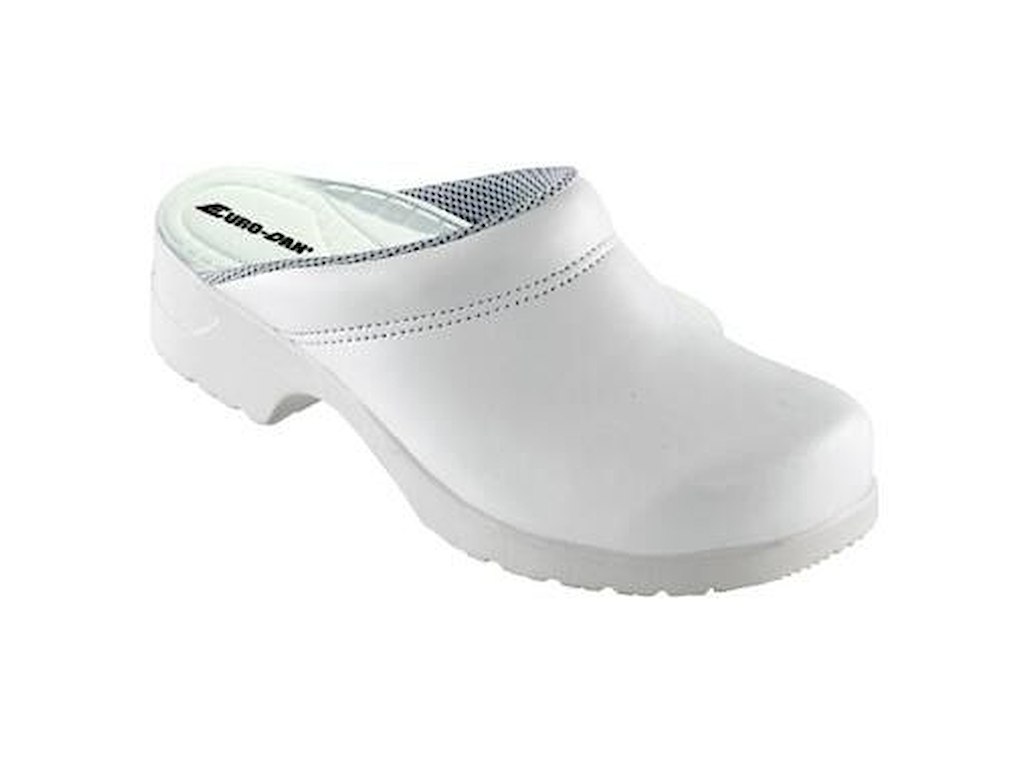 Træsko Tøffel str 38 med Polstring/Chock absorbering Hvid