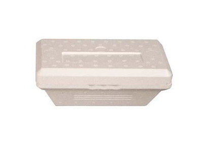 Isboks 1ltr termo/portionsboks L232xB134xH68mm Med Løst Låg Hvid