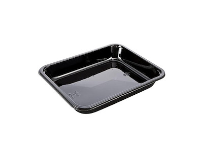 Bakke 1-rum 2227-1E 1035 ml 227x178x35 mm HICPET sort