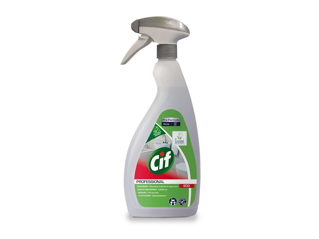 Sanitetsrengøring Surt Cif Professional Eco Washroom 750ml Ecolabel uden Parfume