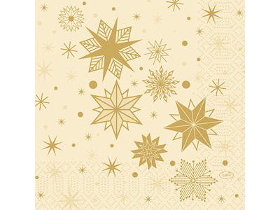 Serviet 33 x 33cm 3-lag Stargazing Cream