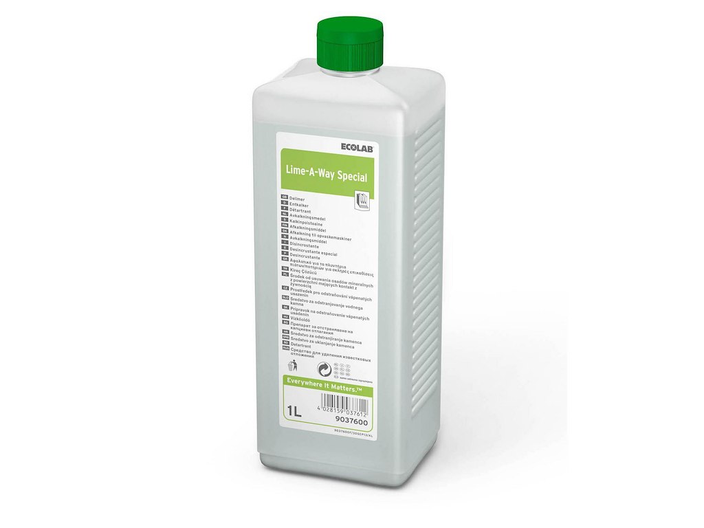 Afkalker Flydende Lime-A-Way Special til Kaffemaskiner o.a u/Farve/Parfume 1 ltr