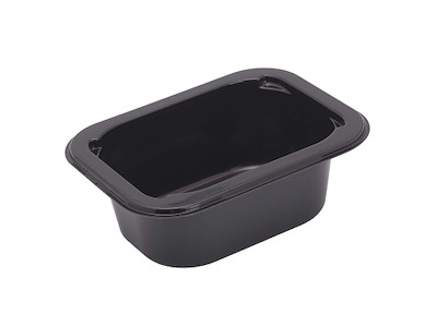 Bakke 1-rum C2099-1A 130 ml 99x74x35 mm CPET sort