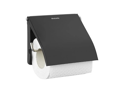 Toiletrulleholder Brabantia ReNew B1.7xL13.2xH12.3cm Metal Mat Sort