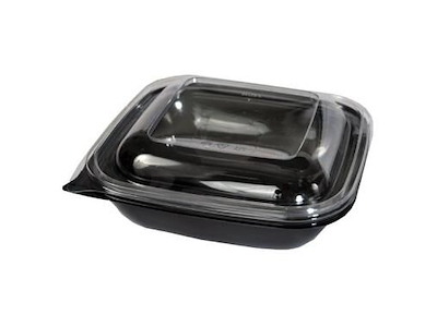 Plastlåg Kvadrat L190xB190xH23mm PS Klar