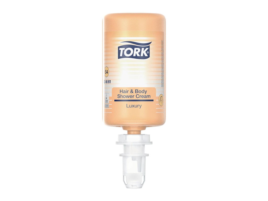 Badesæbe Flydende Tork Luksus Hair & Body 1000ml Ecolabel m Parfume til S4 disp