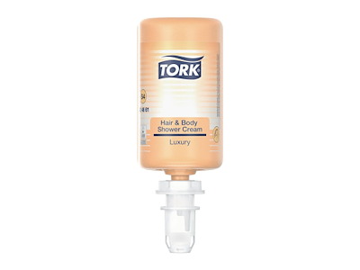 Badesæbe Flydende Tork Luksus Hair & Body 1000ml Ecolabel m Parfume til S4 disp