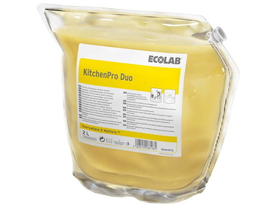 Universalrengøring KitchenPro Duo Højkoncentrat t/Køkken/Fødevareind. 2 ltr Gul