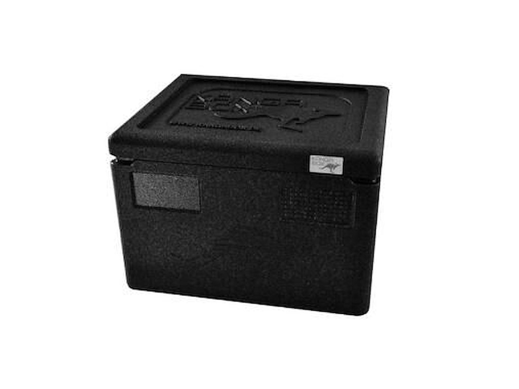 Termokasse Kænga 19 ltr 1/2 GN 39x33x28 cm med Låg EPP Sort
