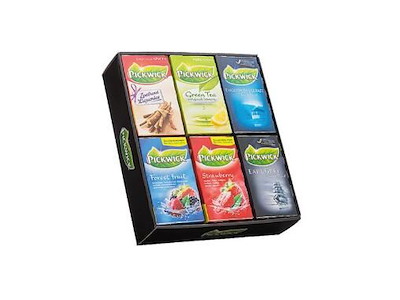 Te Mix Pickwick Top 6 varianter 6x20 breve Frugt og Sort te