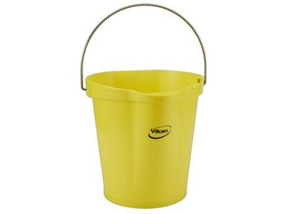 Spand Vikan Hygiejne 12 ltr Gul Rengøring/fødevarekontakt
