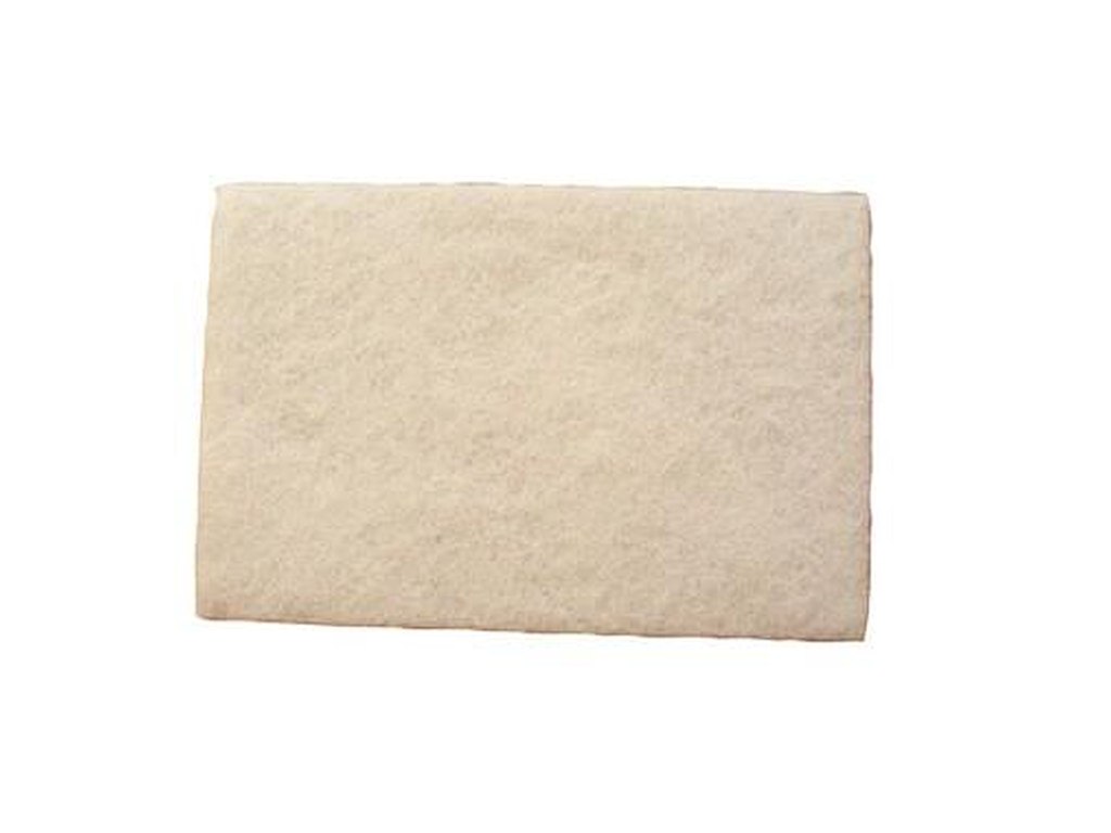 Skurenylon hånd 15x22 cm Hvid