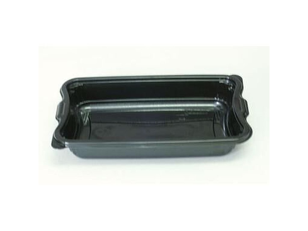 Bakke 1-rum GASTRO 3265-1A 265x162x45 mm CPET Sort