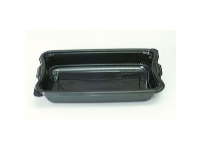 Bakke 1-rum GASTRO 3265-1A 265x162x45 mm CPET Sort