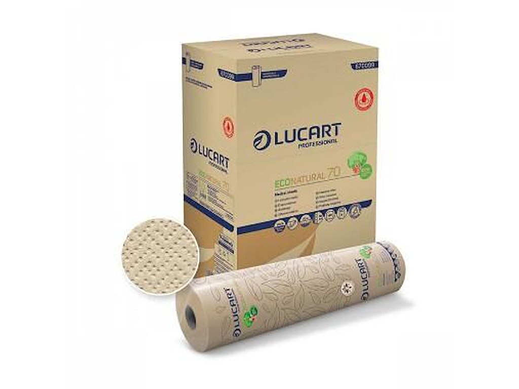 Lejepapir EcoNatural 70 meter 190 ark/rl 37x59cm pr ark