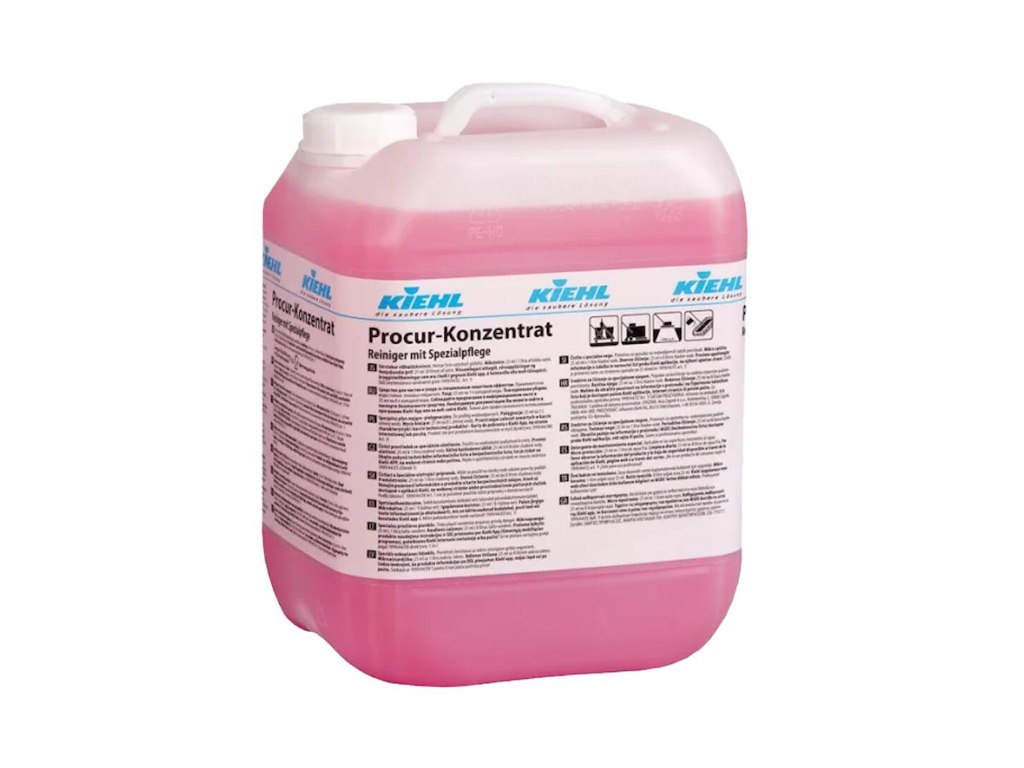Vaskepleje Procur Koncentrat uden Voks med farve/parfume Skridsikker 10 ltr Rød