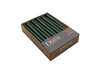 Antiklys Ø22x245 mm Brændetid 7.5 timer Mørkegrøn