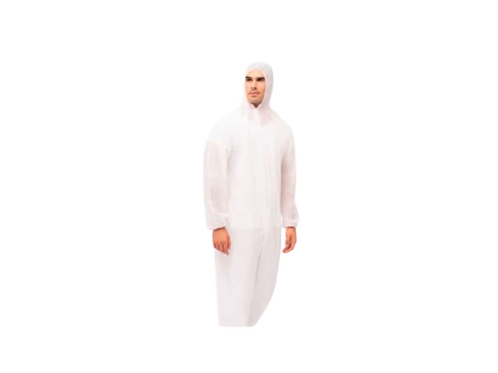 Engangsdragt med hætte 40 g/m², Onesize (XL) | Santex PP-Coverall