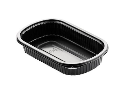 Bakke 1-rum 800 ml 240x150x40 mm PP sort