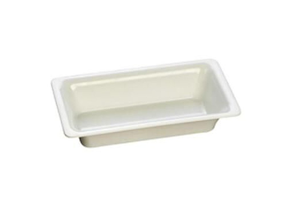Kantine Slim 1/3 GN 32.5x17.6x6.5 cm Melamin Hvid
