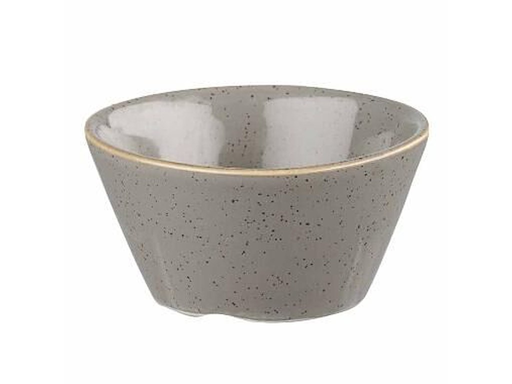 Skål Stonecast 9 cl Ø8x4 cm Porcelæn Grå