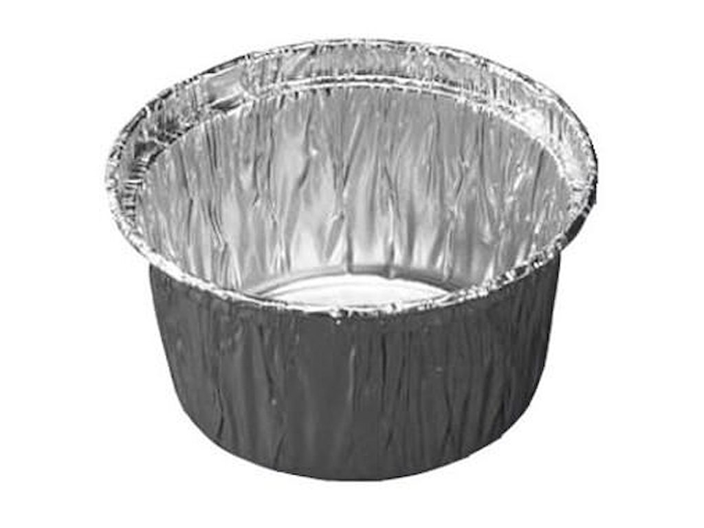 Alubakke 90 ml Ø75x34 mm Rund